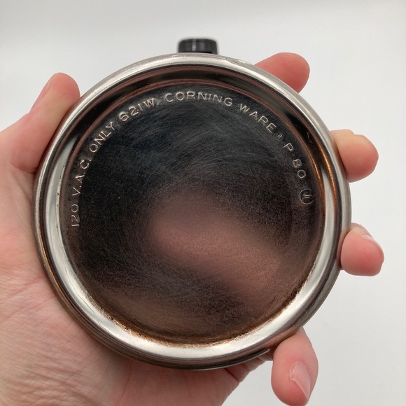 Vintage Corning Ware Coffee Maker Pot 10 Cups Made USA P-280-EP Tested Working - Picture 5 of 16